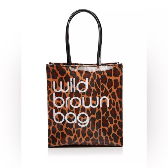 Bloomingdale’s Wild Brown Bag - Picture 4 of 12